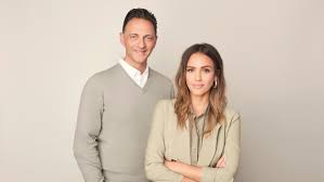 jessica alba and ceo nick vlahos on the