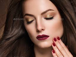 red lipstick glamour fashion make up