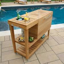 Cucina Teak Cooler Stand Cooler Stand