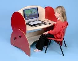 They are good for small rooms such as a den, kids' bedrooms, college dorm, etc. Nursery Computer Desk Edusentials