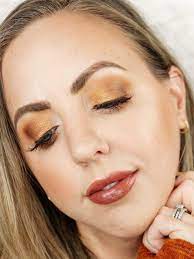 bronze eyeshadow fall makeup tutorial
