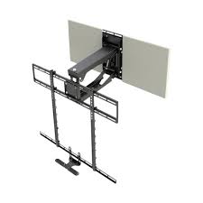 mantelmount pull down tv wall mount for