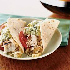 fish tacos with creamy lime guacamole