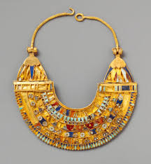 egyptian gold collar necklace education