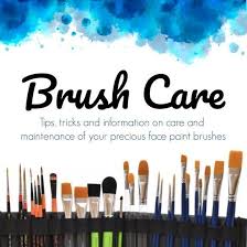 learn how to clean face paint brushes