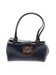 Details About Fendi Women Blue Leather Shoulder Bag One Size