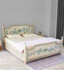 Discover bedroom furniture for kids and the whole family at which bed will best fit you, and your bedroom? Buy Athens King Size Bed With Storage In Vintage White Finish By Fabuliv Online Traditional King Size Beds Beds Furniture Pepperfry Product
