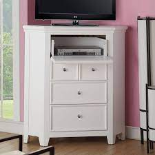 Use one of these free diy tv stand plans for your own entertainment center for your flatscreen tv. Lacey Corner Tv Console White Acme Furniture Furniture Cart