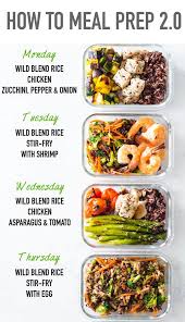 how to meal prep make 4 meals at once