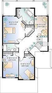 Three Bedroom European House Plan