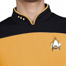 Star Trek The Next Generation TNG Yellow Uniform Cosplay Costume | Costume Party World