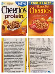 Foodlabelfriday Cheerios Protein Vs Honey Nut Cheerios