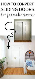 convert sliding doors to hinged doors