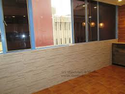 Bricks Wallpaper And Laminated Wood