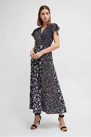 Aliyah Crepe Floral Maxi Dress