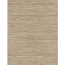 York Wallcoverings Taupe Grasscloth