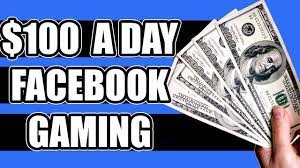 100 a day on facebook gaming money