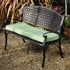 july metal garden bench seat antique