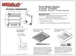press brake tool cabinet on fab supply