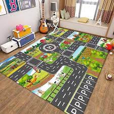 kids play mat for driving toy cars anti