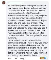 Dolphin pussy jelly : r/WIDRT