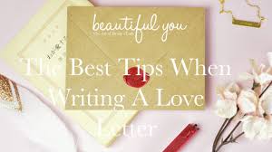 how to write a love letter you