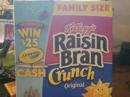 raisin bran crunch cereal nutrition