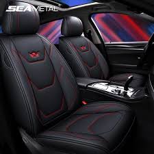Pu Leather Car Seat Covers Set