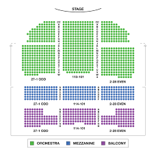 Richard Rodgers Theatre Large Broadway Seating Charts