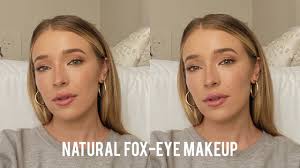 brown fox eye liner makeup tutorial