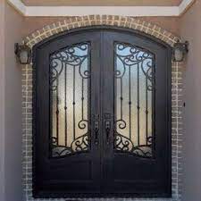 wrought iron sliding door design steel