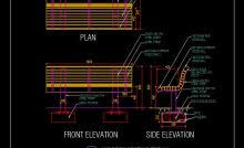 Looking for free dwg files for autocad or other cad programs? Wooden Fence Elevation Cad Templates Dwg Cad Templates