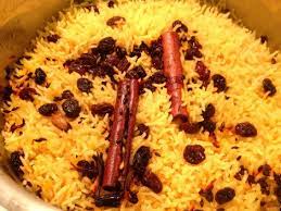 Basmati Rice With Saffron And Whole Spices Big Apple Curry gambar png