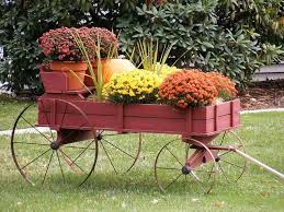 Garden Wagon Garden Cart Metal Garden Art