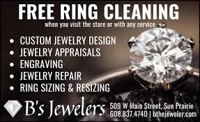 free ring cleaning b s jewelers sun