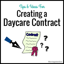 Creating A Home Daycare Contract Where Imagination Grows