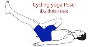 dwichakrikasan cycling yoga pose