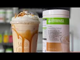 Herbalife shakes come in a canister and is a dense powder mixed with vitamins and nutrients. Salted Caramel Pretzel Shake Herbalife Nutrition Youtube