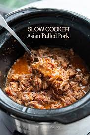 slow cooker asian pulled pork recipe