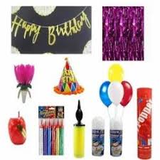 plastic birthday party supplies at rs