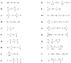 math exercises math problems linear