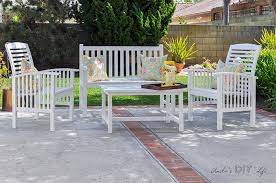Painting Outdoor Wood Furniture Like A