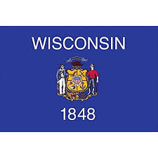 It consists of the state coat of arms, with the words great seal of the state of wisconsin above it and 13 stars, representing the original states, below it. Amazon Com Valley Forge Wisconsin State Flag Nylon 3 X 5 100 Made In Usa Canvas Header Heavy Duty Brass Grommets Outdoor Flags Garden Outdoor