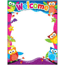 Welcome Owl Stars Learning Chart