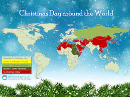 christmas day around the world office