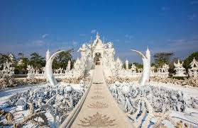 The white temple is a new temple designed by a famous thai artist. Wat Rong Khun The White Temple Of Thailand