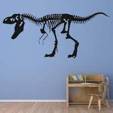 T Rex Skeleton Fossil Dinosaur Wall Sticker