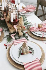 simple christmas table setting ideas