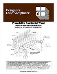 Dca6 Prescriptive Residential Wood Deck Construction Guide