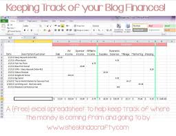 Monthly Bills Spreadsheet Template Excel And Keep On Track Blogging